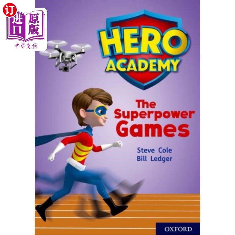 海外直订Hero Academy: Oxford Level 10, White Book Band: The Superpower Games 英雄学院：牛津10级，白皮书乐队：超级大