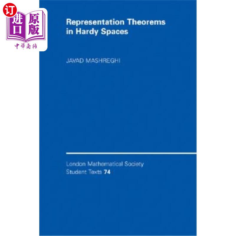 海外直订Representation Theorems in Hardy Spaces Hardy空间中的表示定理
