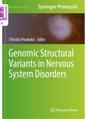 海外直订医药图书Genomic Structural Variants in Nervous System Disorders 神经系统疾病的基因组结构变异