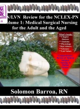 海外直订医药图书LPN/LVN Review for the NCLEX-PN NCLEX-PN的LPN/ lnn审核