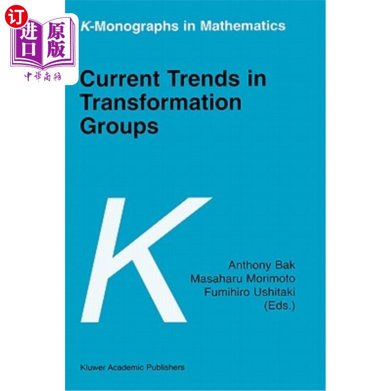 海外直订Current Trends in Transformation Groups 转换组的当前趋势