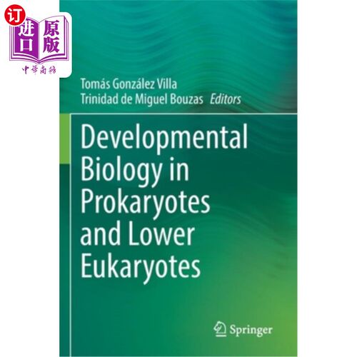 海外直订Developmental Biology in Prokaryotes and Lower Eukaryotes 原核生物和低等真核生物的发育生物学