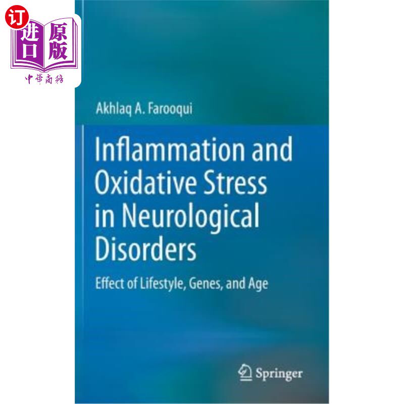 海外直订医药图书Inflammation and Oxidative Stress in Neurological Disorders: Effect of Lifestyle 神经系统疾病的炎症