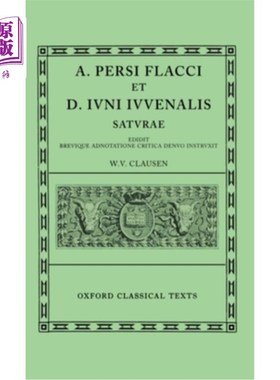 海外直订A. Persi Flacci Et D. Iuni Iuuenalis Saturae A.薄片和饱和膜