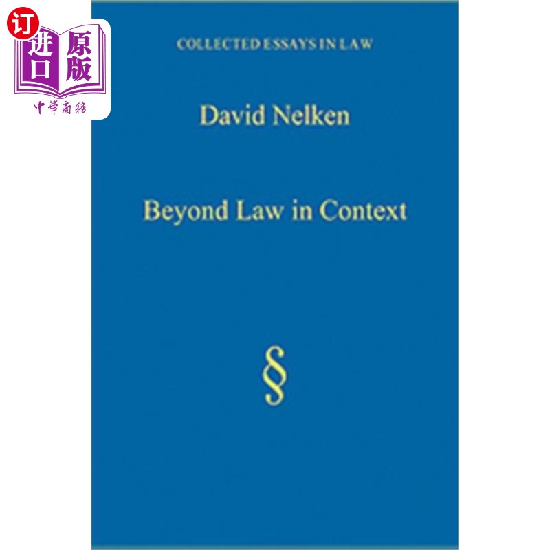 海外直订Beyond Law in Context 超越法律的语境