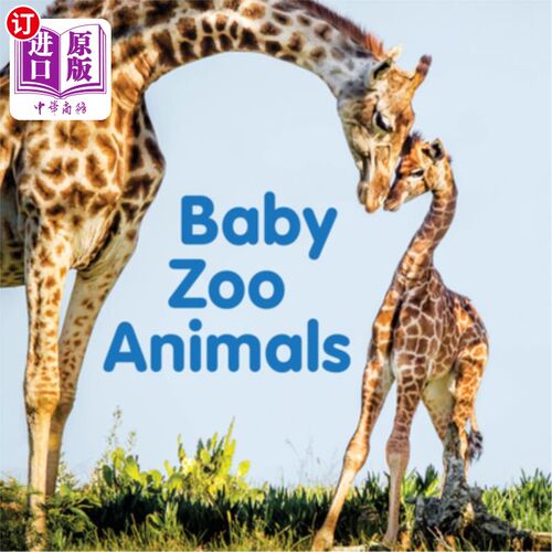 海外直订Baby Zoo Animals 动物园动物宝宝