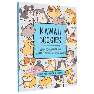 Kawaii Doggies: Learn to Draw 75 Adorable Pups 进口艺术 卡哇伊小狗【中商原版】