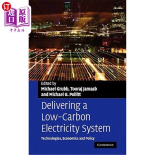Economics System 海外直订Delivering and 技术 Carbon 交付低碳电力系统 Low 经济 Electricity Policy Technologies