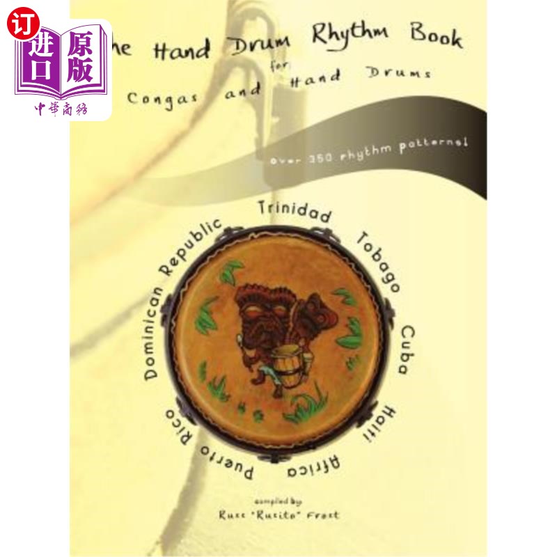 海外直订The Hand Drum Rhythm Book 手鼓节奏书
