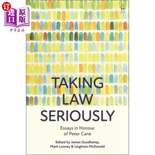海外直订Taking Law Seriously 认真对待法律