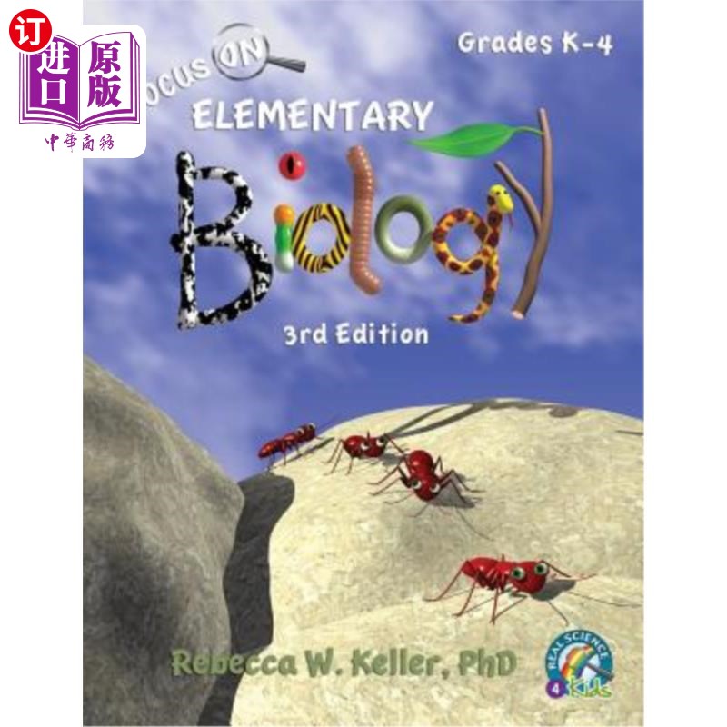 海外直订Focus On Elementary Biology Student Textbook 3rd Edition (softcover) 专注于初级生物学学生教材第三版（软封面
