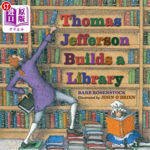 Library 海外直订Thomas Builds 托马斯·杰斐逊建图书馆 Jefferson