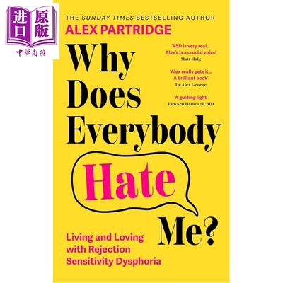 预售 为什么大家都讨厌我 与RSD共生共爱的生活 Why Does Everybody Hate Me 英文原版 Alex Partridge【中商原版】