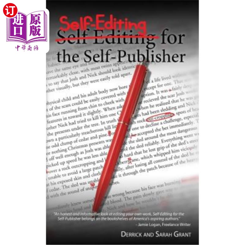 海外直订Self-Editing for Self-Publishers Self-Editing为自行出版者