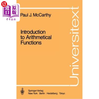 海外直订Introduction to Arithmetical Functions 数理函数导论