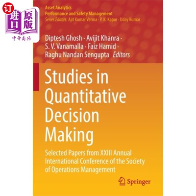 海外直订Studies in Quantitative Decision Making 定量决策研究