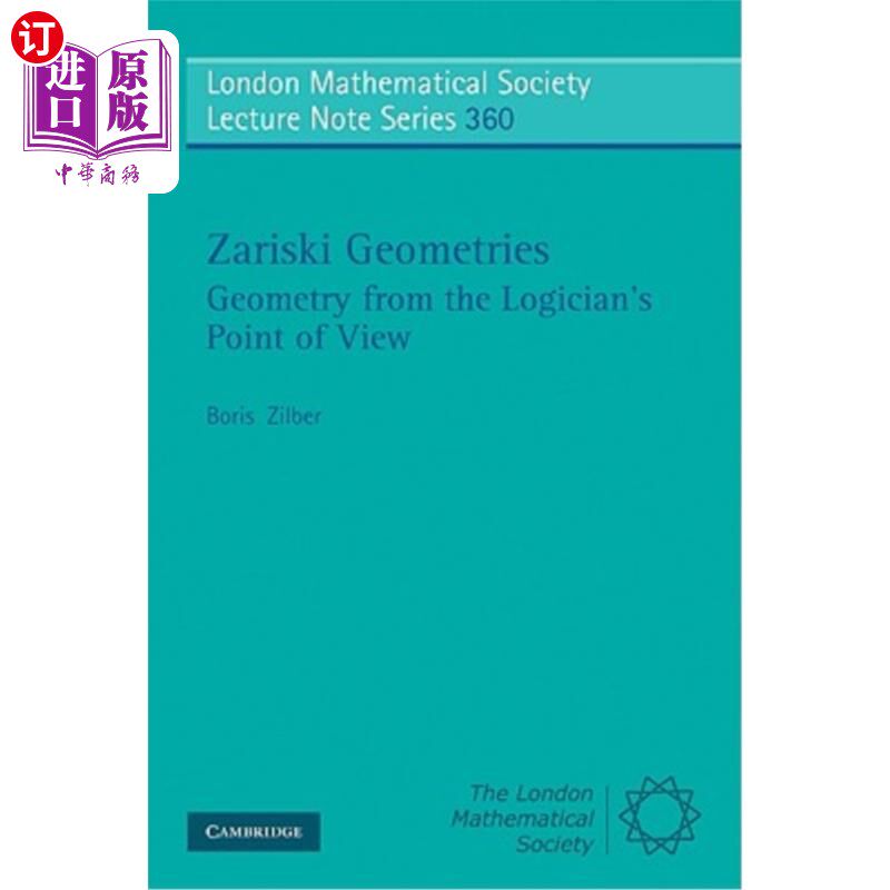 海外直订Zariski Geometries 扎里斯基几何