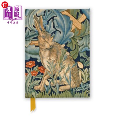 海外直订古英语 V&A: William Morris: Hare from The Forest Tapest... V&A:威廉·莫里斯:《森林挂毯上的野兔》