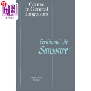 海外直订Course in General Linguistics 普通语言学课程