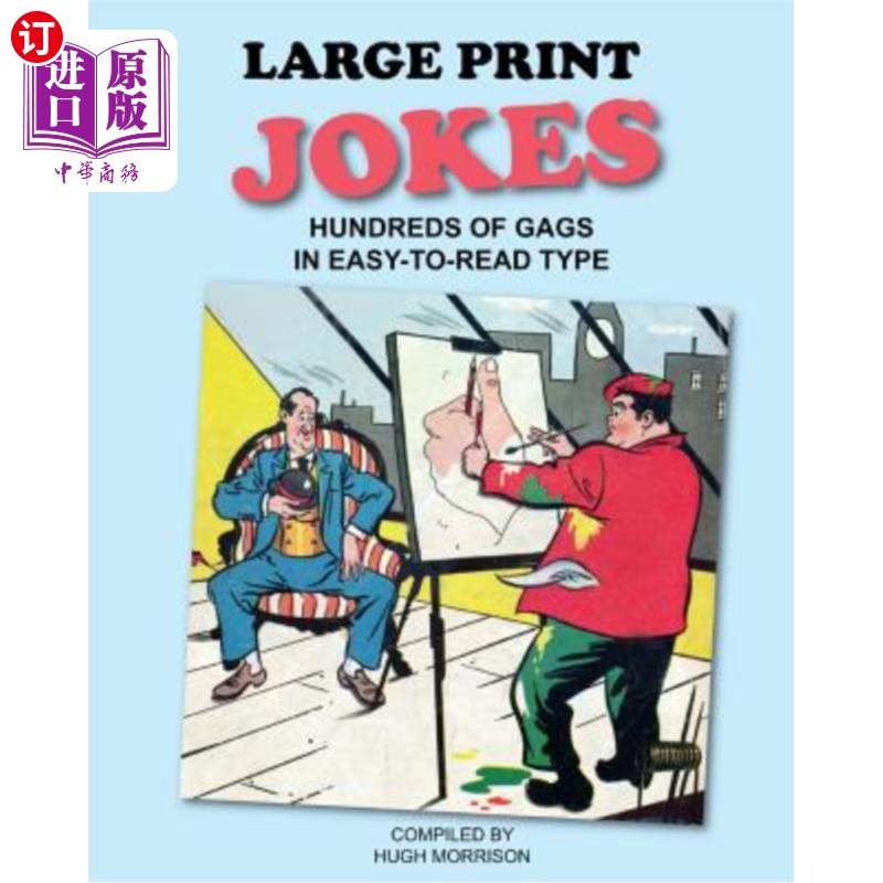 现货 Large Print Jokes: Hundreds of Gags in Easy-to-Read Type大型印刷笑话：数百个易于阅读的花絮【中商原版】
