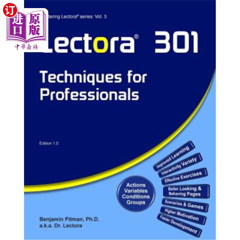 海外直订Lectora 301: Techniques for Professionals 莱克托拉301：专业技术