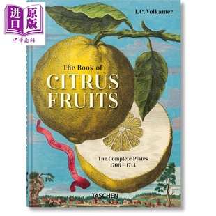 Book Fruits the Taschen 45周年版 Volkamer 柑橘画册 进口艺术 Citrus 中商原版 水果商人J