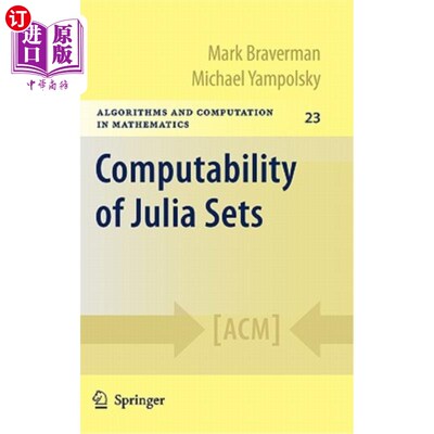 海外直订Computability of Julia Sets Julia集的可计算性