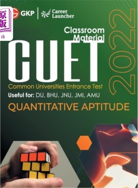 海外直订Cuet 2022: Quantitative Aptitude - Guide by GKP Cuet 2022:定量资质- GKP指南