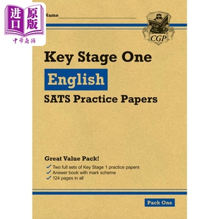 英国CGP Papers 中商原版 Practice SATS English KS1 Pack