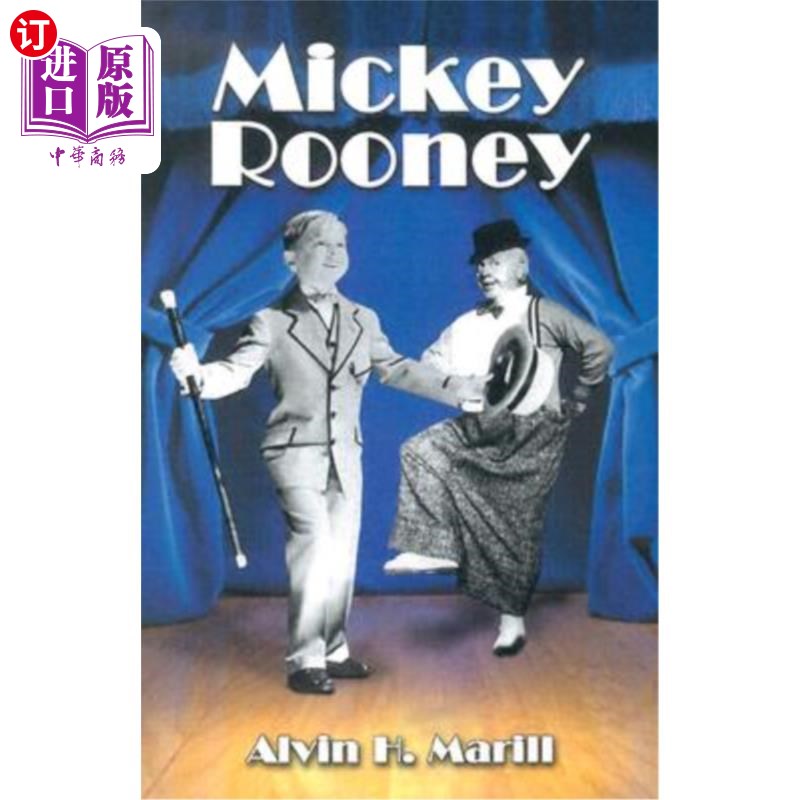 海外直订Mickey Rooney: His Films, Television Appearances, Radio Work, Stage Shows, and R 米奇·鲁尼:他的电影，电视露