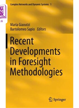 海外直订Recent Developments in Foresight Methodologies 预见方法学的最新发展