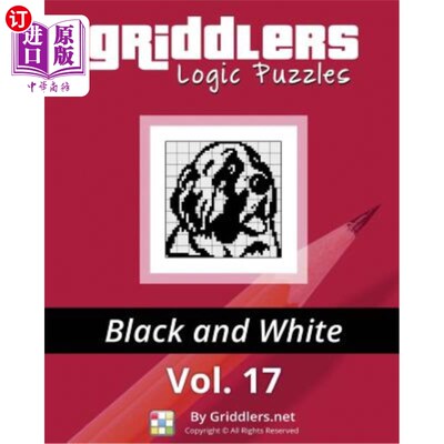 海外直订Griddlers Logic Puzzles: Black and White Griddlers逻辑难题：黑白