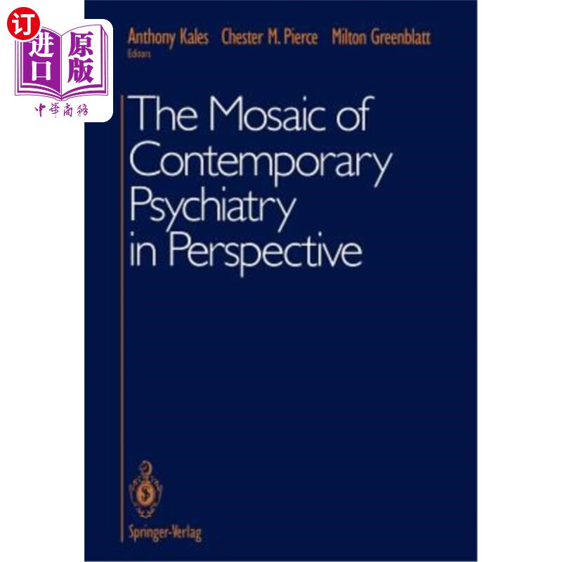 海外直订医药图书The Mosaic of Contemporary Psychiatry in Perspective 透视当代精神病学的马赛克