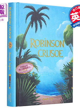 预售 经典小说收藏版系列 丹尼尔 笛福 鲁滨逊漂流记 英文原版 Wordsworth Collectors Editions Robinson Crusoe【中商原版】