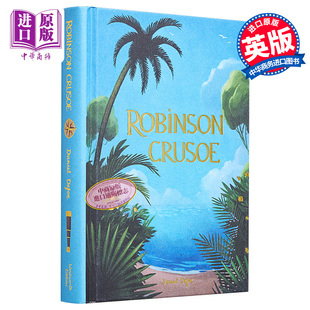 预售 经典小说收藏版系列 丹尼尔 笛福 鲁滨逊漂流记 英文原版 Wordsworth Collectors Editions Robinson Crusoe【中商原版】