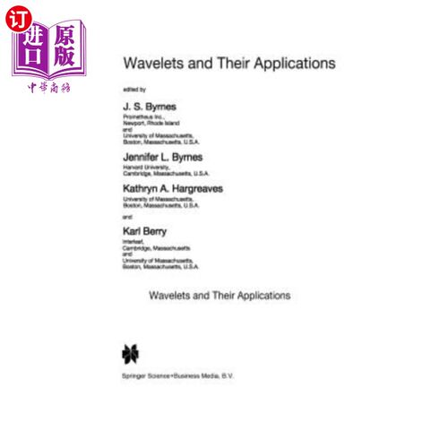 海外直订Wavelets and Their Applications 小波及其应用