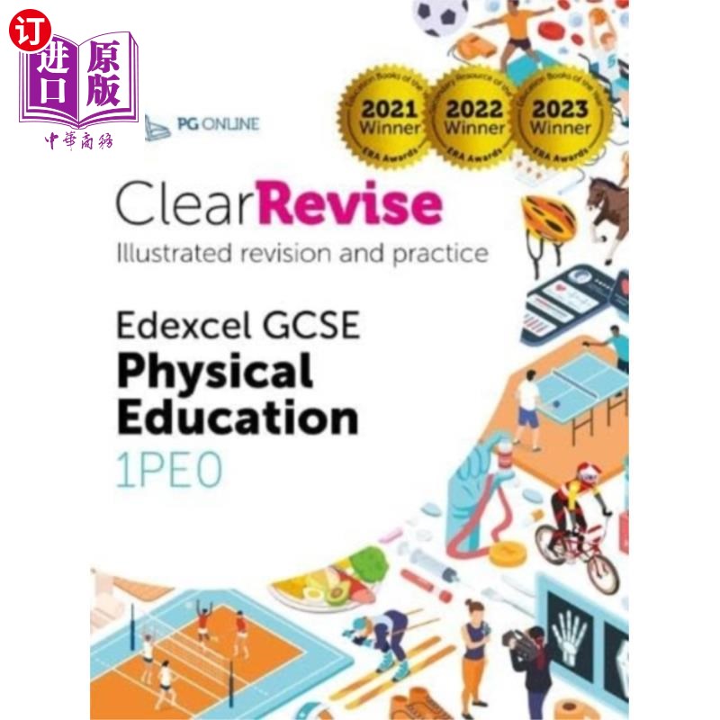 海外直订ClearRevise Edexcel GCSE Physical Education 1PE0 Edexcel GCSE体育1PE0