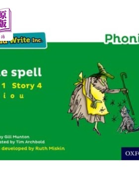 海外直订Read Write Inc. Phonics: The Spell (Green Set 1 ... Read Write公司自然拼读:咒语(绿色套装1故事书4)