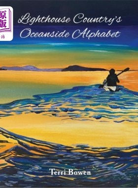 海外直订Lighthouse Country's Oceanside Alphabet 灯塔国家的海边字母表