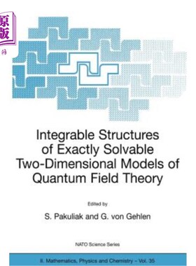 海外直订Integrable Structures of Exactly Solvable Two-Dimensional Models of Quantum Fiel 量子场论精确可解二维模型的可积