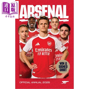 预售 阿森纳官方年鉴 2026 Arsenal Annual 2026 英文原版 GRANGE 英国足球俱乐部 足球明星访谈专题数据统计【中商原版】