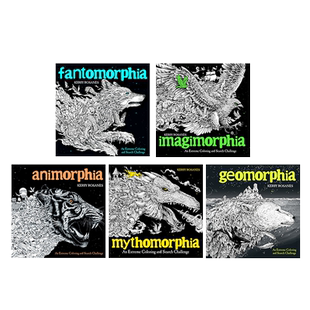 现货 填色寻物系列 Celebrating Kerby Rosanes s Coloring Challenges 英文原版 涂鸦 绘本 涂色书【中商原版】
