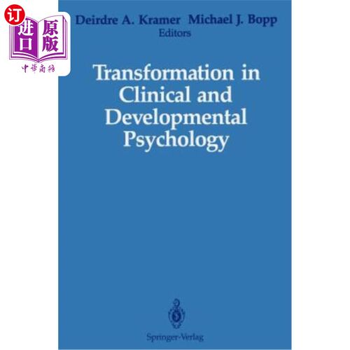 海外直订Transformation in Clinical and Developmental Psychology 临床与发展心理学的转变