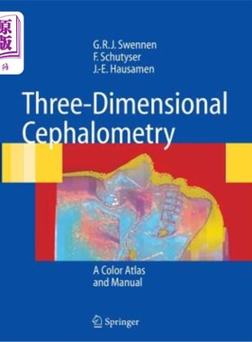 海外直订医药图书Three-Dimensional Cephalometry: A Color Atlas and Manual 三维头影测量：彩色图谱和手册