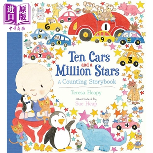 十辆汽车和一百万颗星星 Ten Cars & A Million Stars 英文原版 儿童绘本 亲子图画故事书 进口英文童书 3-6岁【中商原版】