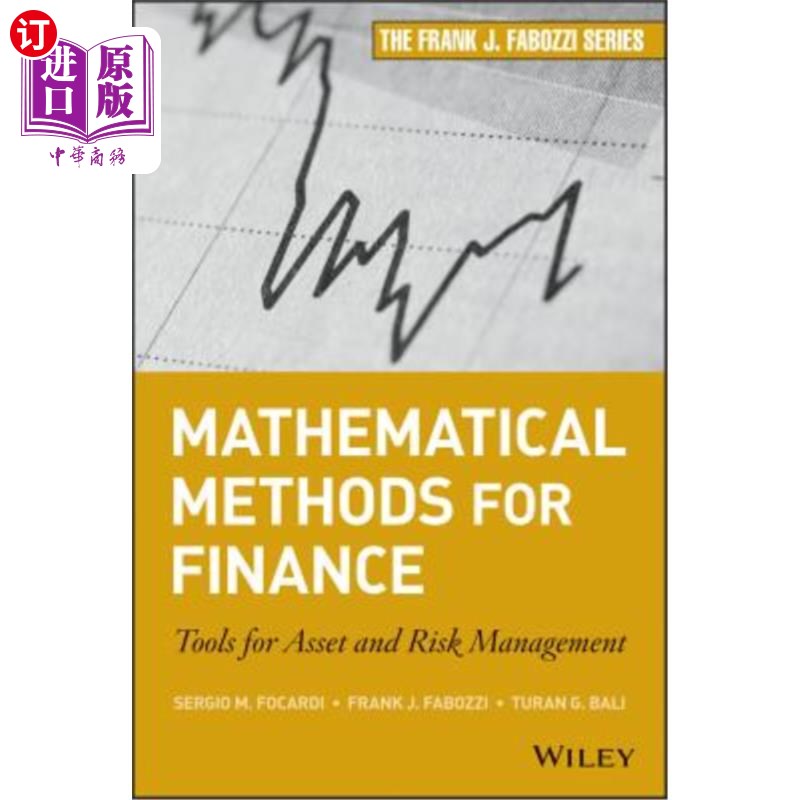海外直订Mathematical Methods for Finance 金融的数学方法:资产和风险管理工具