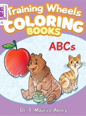 海外直订Training Wheels Coloring Books: ABC 辅助轮涂色书:ABC