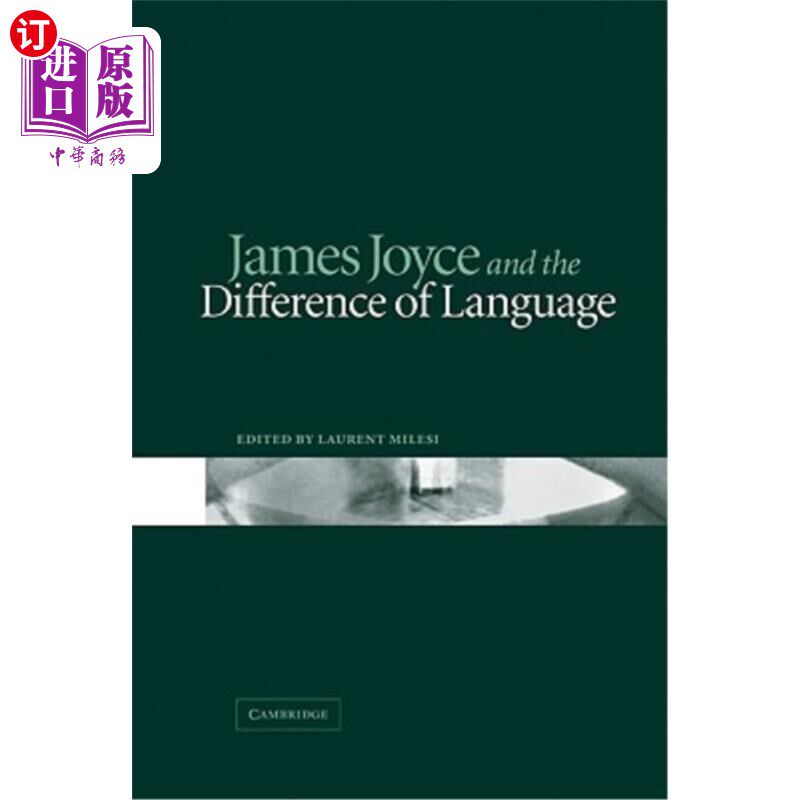 海外直订James Joyce and the Difference of Language 詹姆斯·乔伊斯与语言差异