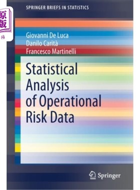 海外直订Statistical Analysis of Operational Risk Data 操作风险数据的统计分析
