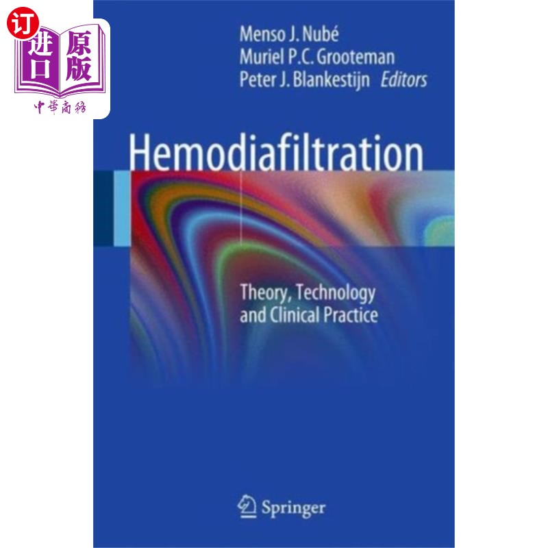 海外直订医药图书Hemodiafiltration 血液透析